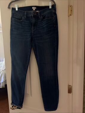 J. Crew Dark Indigo Skinny Jeans